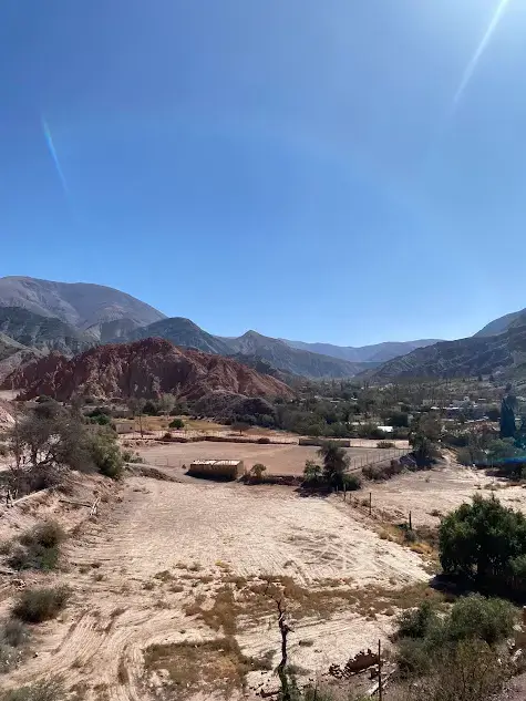 A view of the surrounding mountains on a day trip to Purmamarca